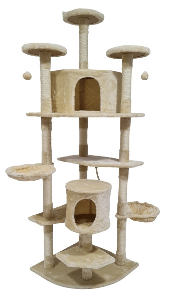 Кігтеточка, будиночок, дряпка для кішок Avko CatTree 1965 Beige