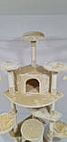 Кігтеточка, будиночок, дряпка для кішок Avko CatTree 1965 Beige, фото 3