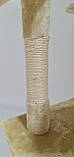 Кігтеточка, будиночок, дряпка для кішок Avko CatTree 1965 Beige, фото 6