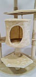 Кігтеточка, будиночок, дряпка для кішок Avko CatTree 1965 Beige, фото 9