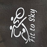 Батут кімнатний складний FitToSky 102 см, зелений, фото 6