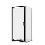 Скляна душова кабіна AVKO Glass RDJ06 90x90x190 Black, фото 3