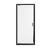 Скляна душова кабіна AVKO Glass RDJ06 90x90x190 Black, фото 7
