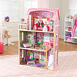 Дерев'яний ляльковий будиночок для Барбі AVKO Вілла Бергамо + меблі, фото 2