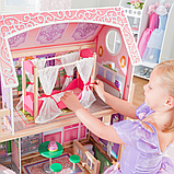 Дерев'яний ляльковий будиночок для Барбі AVKO Вілла Бергамо + меблі, фото 5