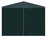 Павільйон садовий Avko Garden 3х9 м з 8 стінками, зелений, фото 7