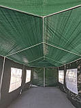 Павільйон садовий Avko Garden 3х9 м з 8 стінками, зелений, фото 10