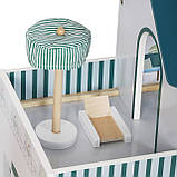 Дерев'яний ляльковий будиночок AVKO Вілла Толедо Green + меблі, фото 4