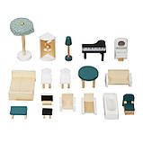 Дерев'яний ляльковий будиночок AVKO Вілла Толедо Green + меблі, фото 8