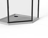 Скляна душова кабіна AVKO Glass RDD21C 90x90x190 Black, фото 7