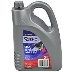 Компресорна олія L-DAA100 5 л Geko G82022