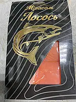 Червона рибка Лосось (семга) філе шматки слабосолене 500 грамів