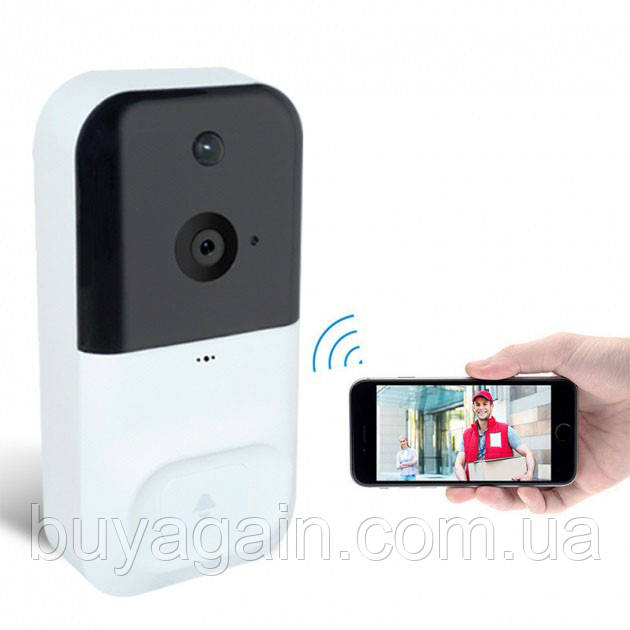 Камери відеоспостереження action camera SMART DOORBELL X5 wifi, Камера спостереження кімнатна wifi HT-66, фото 1