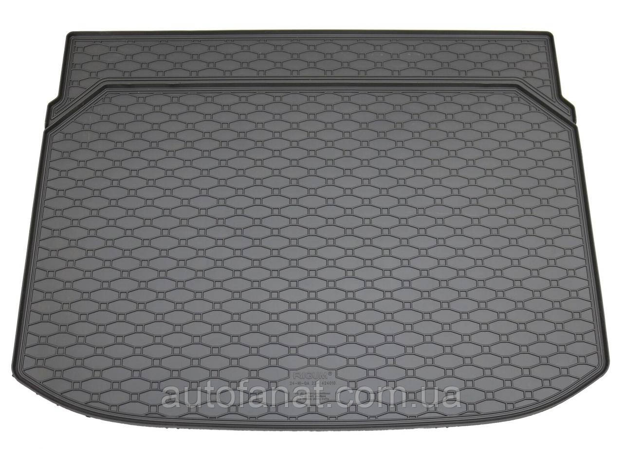 Килимок у багажник NISSAN Qashqai 2021-/Qashqai e-POWER 2021-, гумовий Rigum Чехія (424010)