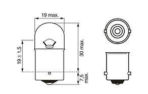 Лампа стоп сигнал-габарит ( маленька )