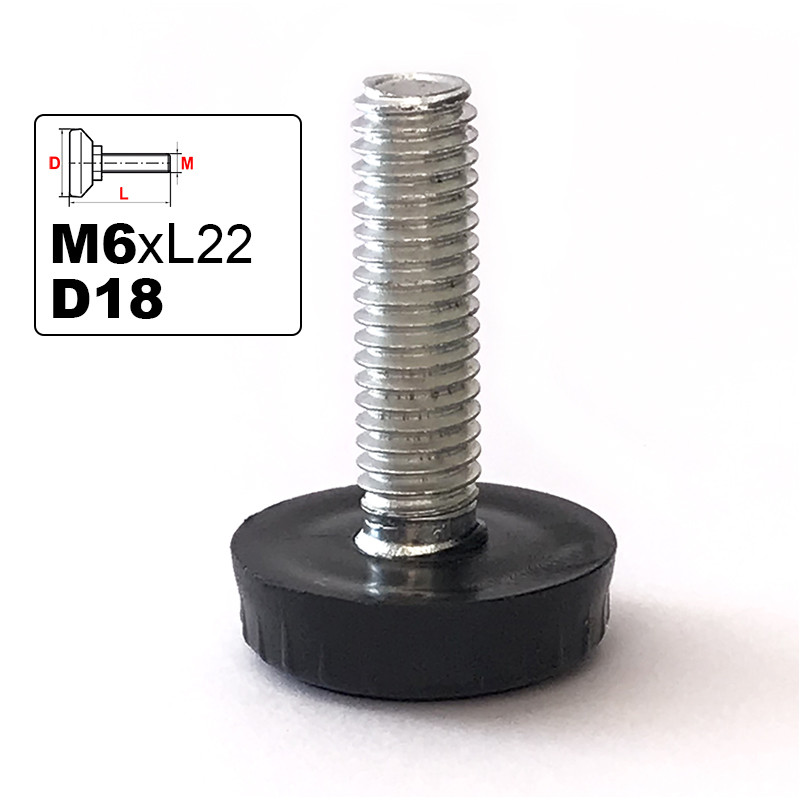 Опора регулируемая M8х40 D30