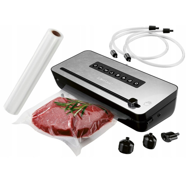 Вакуумний пакувальник Silver Crest Vacuum Seale 160 Вт, Вбудований різак, Sous-Vide (SVEB 160 C4)