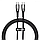 Кабель Baseus Glimmer Series Fast Charging Type-C to Type-C 100W 1m Black (CADH000701), фото 3