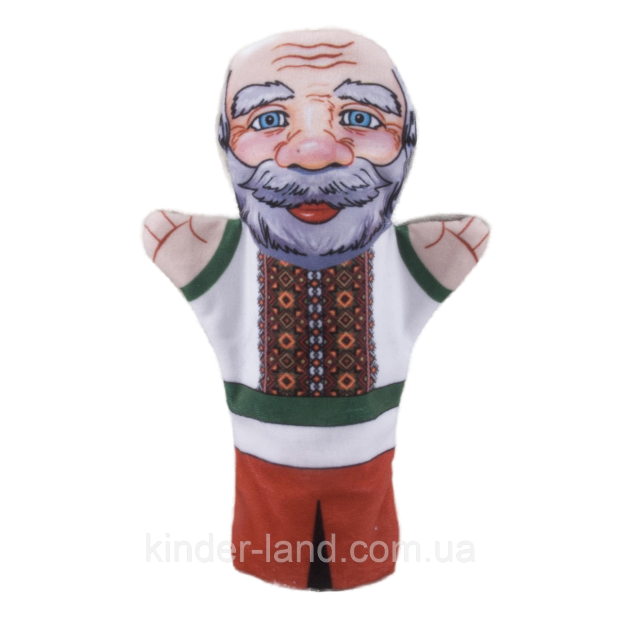 Іграшка рукавичка для лялькового театру Дід, лялька-рукавичка на руку, 30 см.