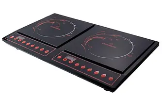 Плита індукційна на 2 конфорки Crownberg CB-1329