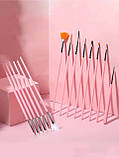 Набір пензлів для манікюру і педикюру професійний набір інструментів для нейл-арту 31 шт, фото 6