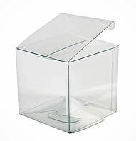 Коробка пластикова прозора самозбірна 100х100х100 мм