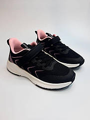 Кросівки для дівчинки Apawwa 686 bl-pink чорні р.32-37