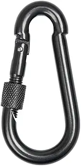 Карабін грушоподібний з муфтою Skif Outdoor Clasp II 180 кг (100x50x10)