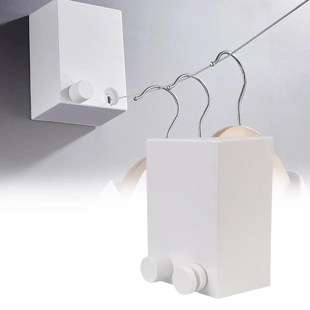 Білизняна мотузка Supretto з нержавіючої дроту висувна (Арт. 7173-0001), фото 1