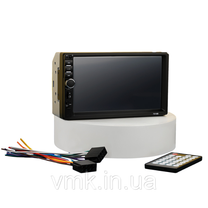Автомагнітола 7023 із сенсорним екраном 7 дюймів та пультом 2DIN Bluetooth, фото 1