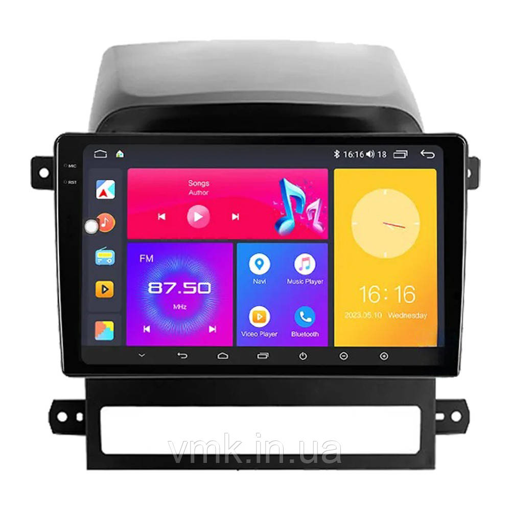 Андроїд Автомагнітола Chevrolet Captiva 2006-2011 ТОП платформа 7862 8 ядер 4G DSP CarPlay Android QLED