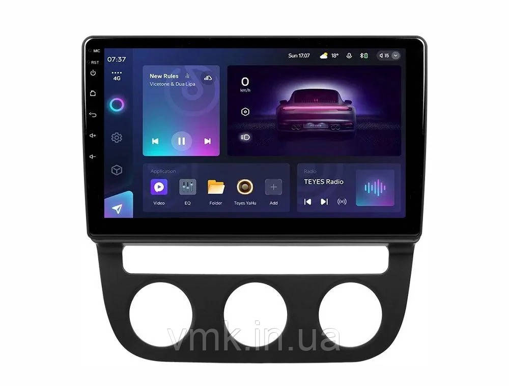 Андроїд Автомагнітола Volkswagen Jetta 2005-2009 Climat ТОП платформа 7862 8 ядер 4G DSP CarPlay Android QLED