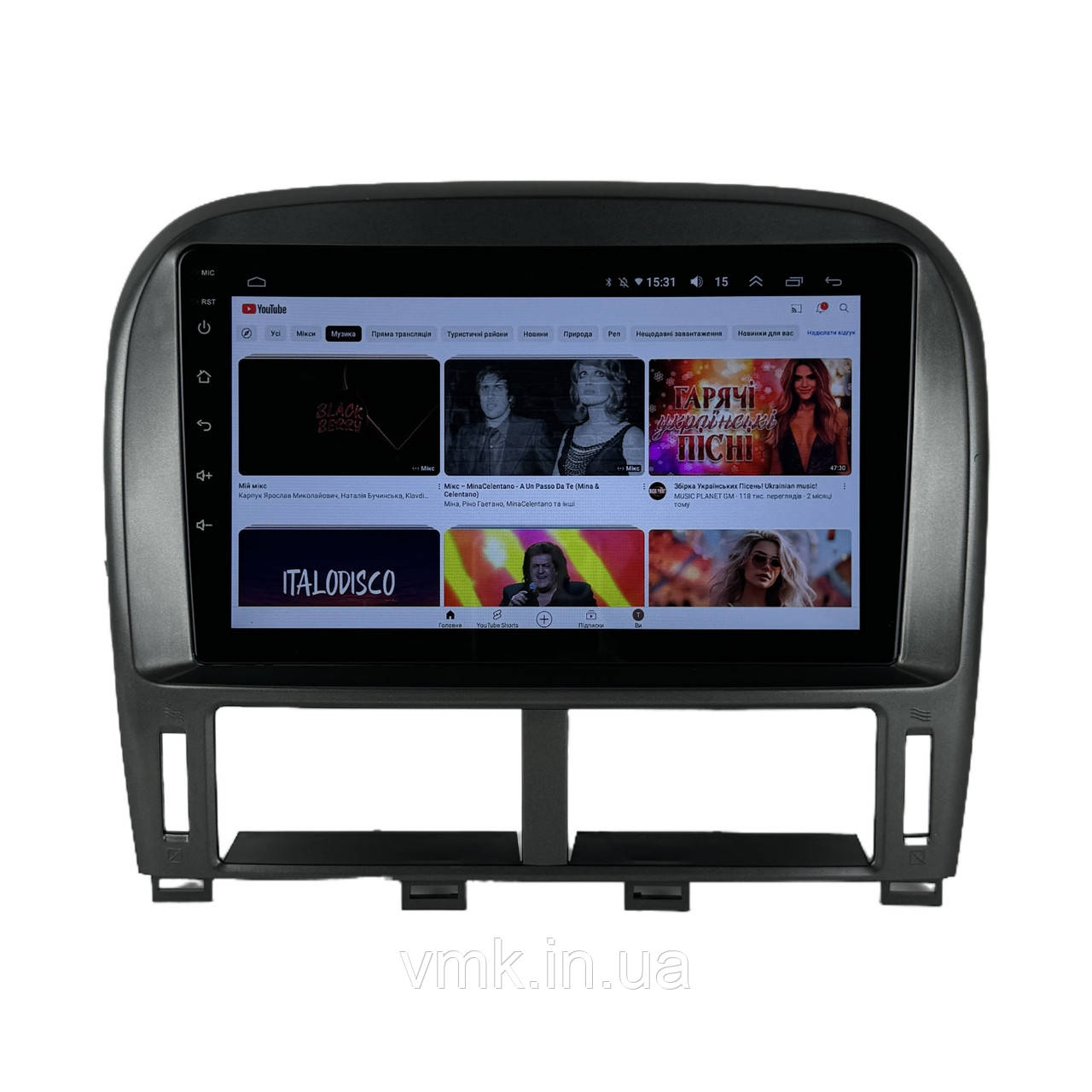 Андроїд Автомагнітола Lexus LS430 2001-2006 ТОП платформа 7862 8 ядер 4G DSP CarPlay Android QLED