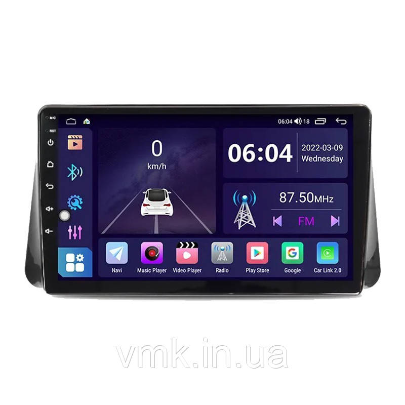 Штатна Магнітола Nissan Kicks P15 Micra 2017-2021 Black 4/64 8 ядер XYAuto 4G DSP CarPlay на Android