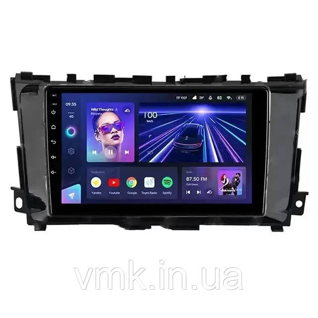 Андроїд Автомагнітола Nissan Teana Altima 2013-2016 ТОП платформа 7862 8 ядер 4G DSP CarPlay Android QLED