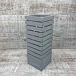 Ваза з дерева М сіра 40 см