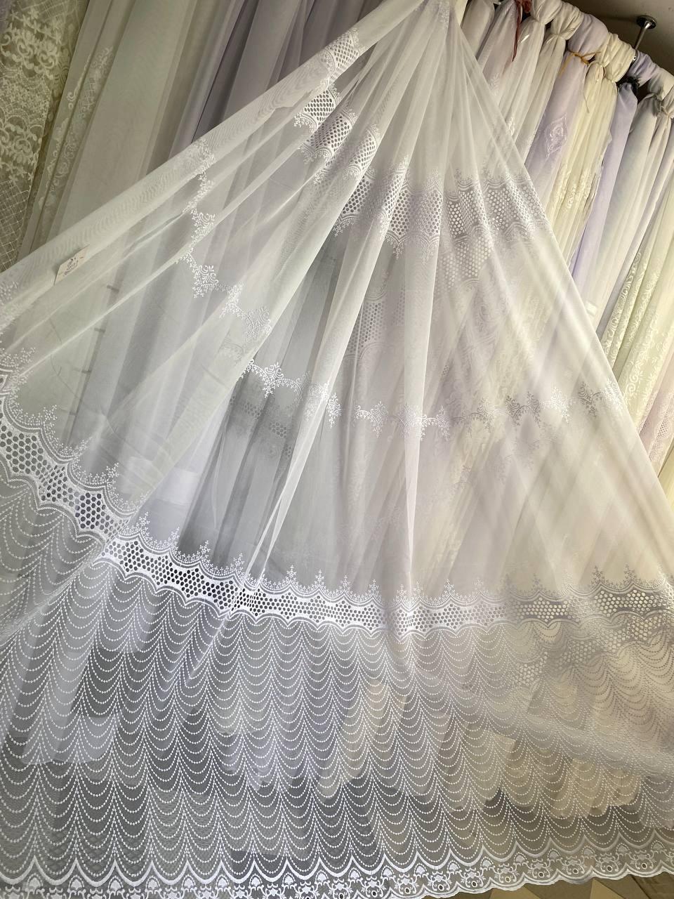 Тюль бамбук заввишки 2,8 м. біла