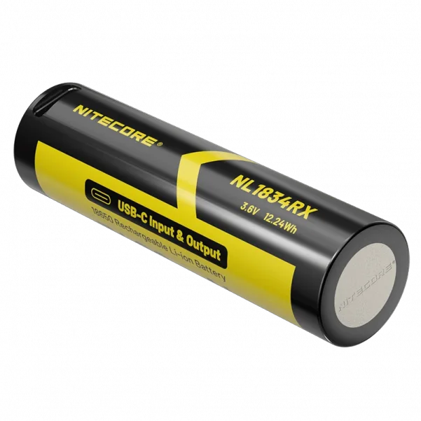 Акумулятор 21700 Nitecore NL2150RX + Power Bank 5000mAh 8А 3.6V (Чорно-жовтий)