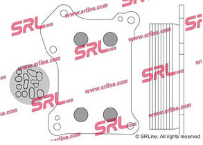 FIAT DOBLO II 1.3 D Multijet 10-> Радіатор Оливи