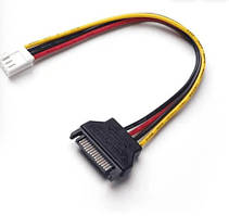 4 pin SATA перехідник кабель живлення