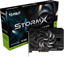 Відеокарта Palit GeForce RTX 4060 StormX 8 ГБ GDDR6 (NE64060019P11070F)