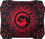 Ігрова комп'ютерна миша Marvo G909L USB з килимком G1 Black/Red, фото 4