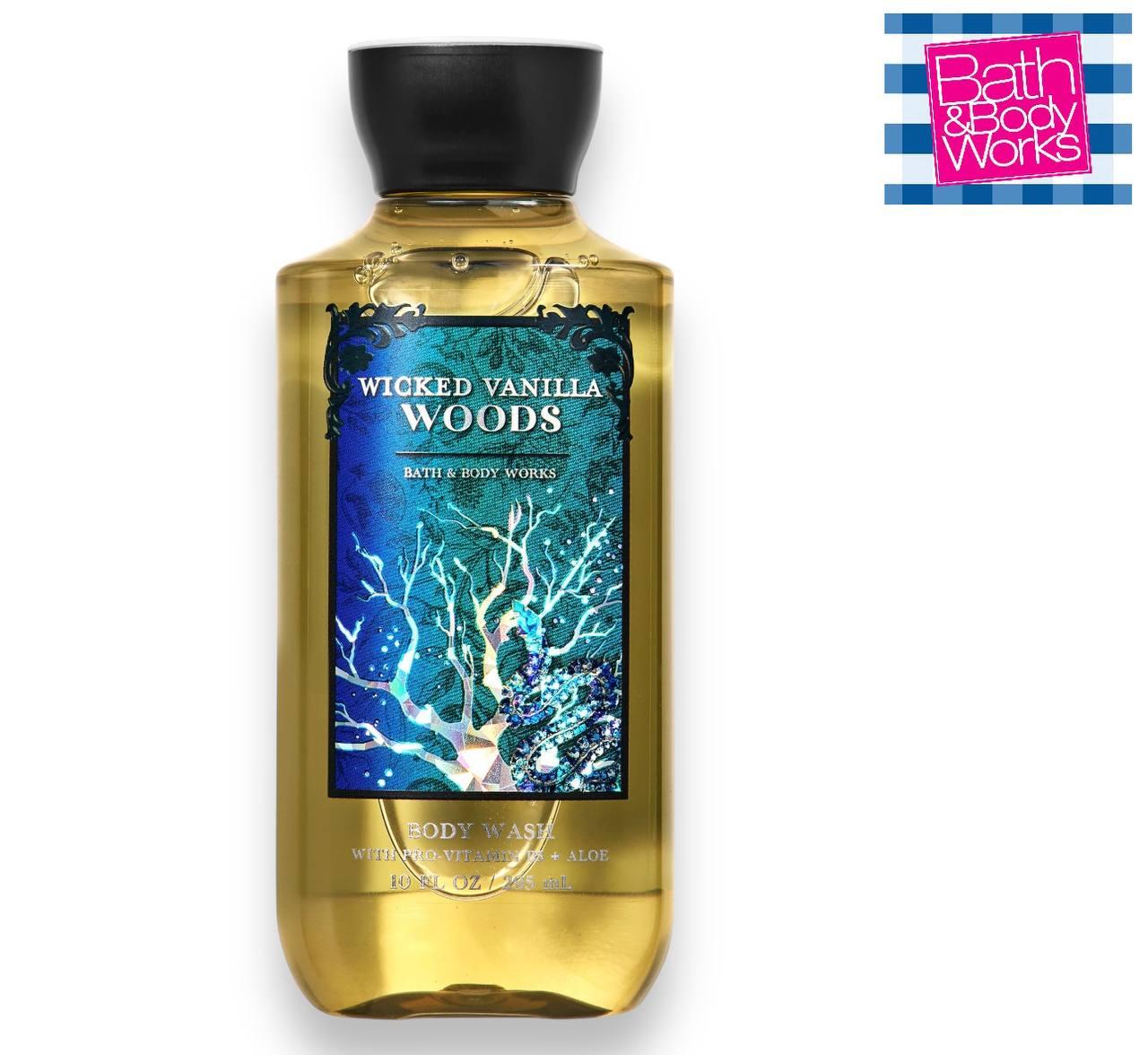Жіночий гель для душу Bath and Body Works Wicked Vanilla Woods 295 мл