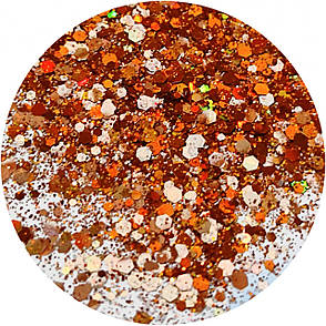 ГЛІТЕР СУХИЙ ГОЛОГРАФІЧНИЙ CHAMELEON MIX CHUNKY GLITTER 10 g, фото 4