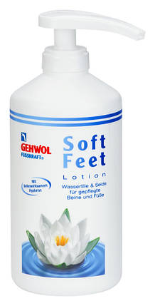 Лосьйон Водяна лілія та шовк Геволь / Soft Feet Lotion Gehwol 500мл, фото 3