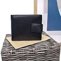 Гаманець чоловічий шкіряний чорний Арт.2098T-2 black Helen Verde (548)