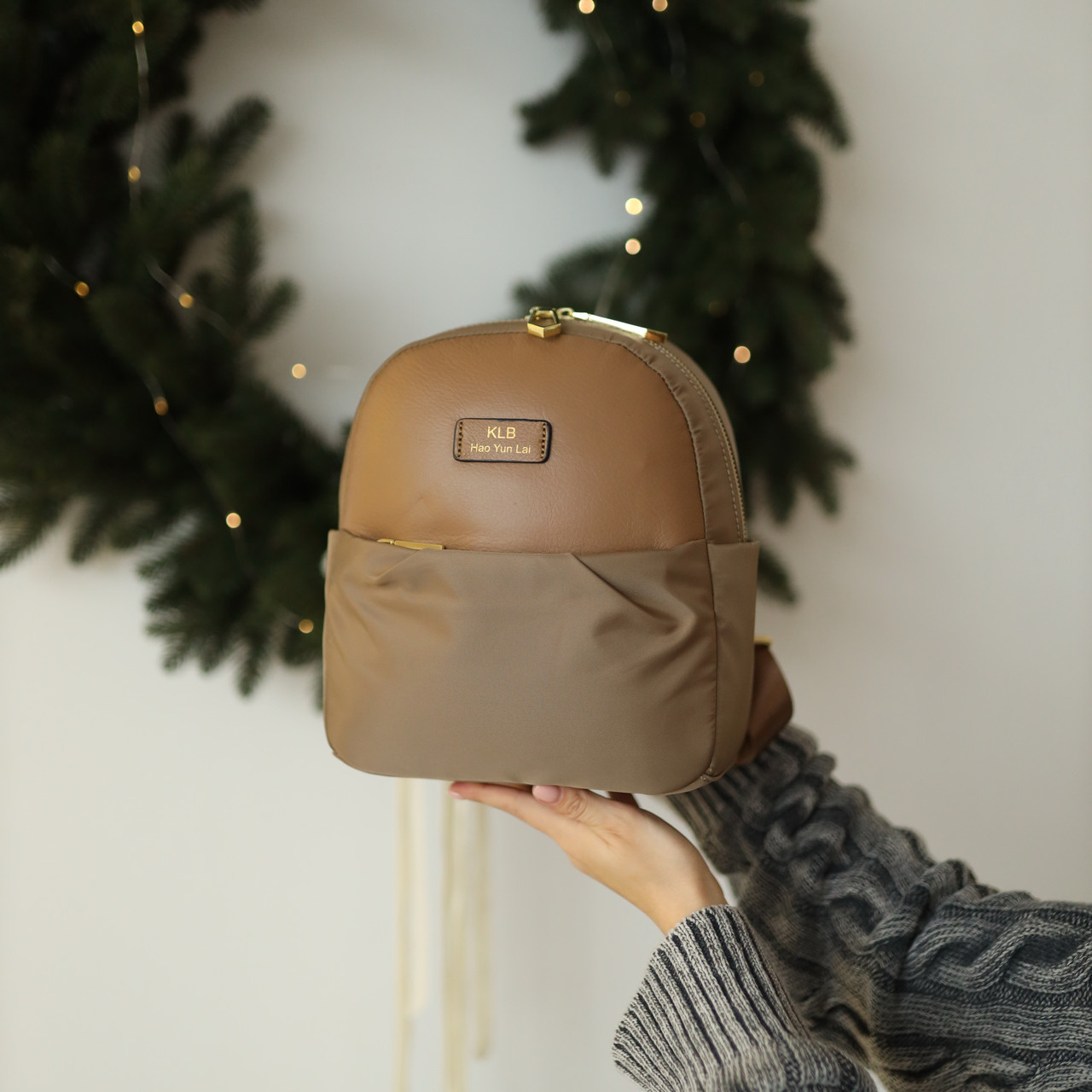 Рюкзак жіночий поліестер бежевий Арт.6231 beige VIVAVERBA Україна — (54)