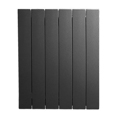 Біметалевий радіатор ASG 500х100 GRAPHITE (6 секцій)