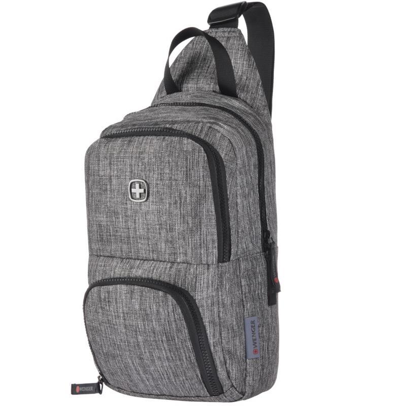 Рюкзак-слінг, Wenger Console Cross Body Bag, сірий, 605029