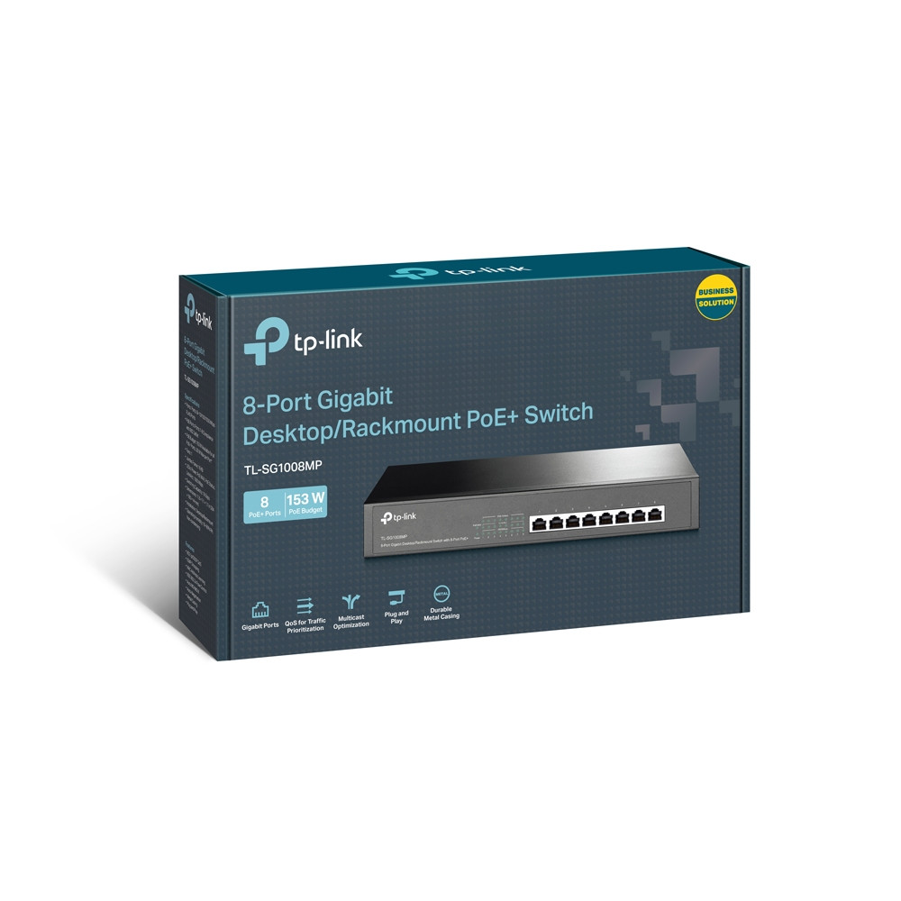 Комутатор некерований TP-Link TL-SG1008MP